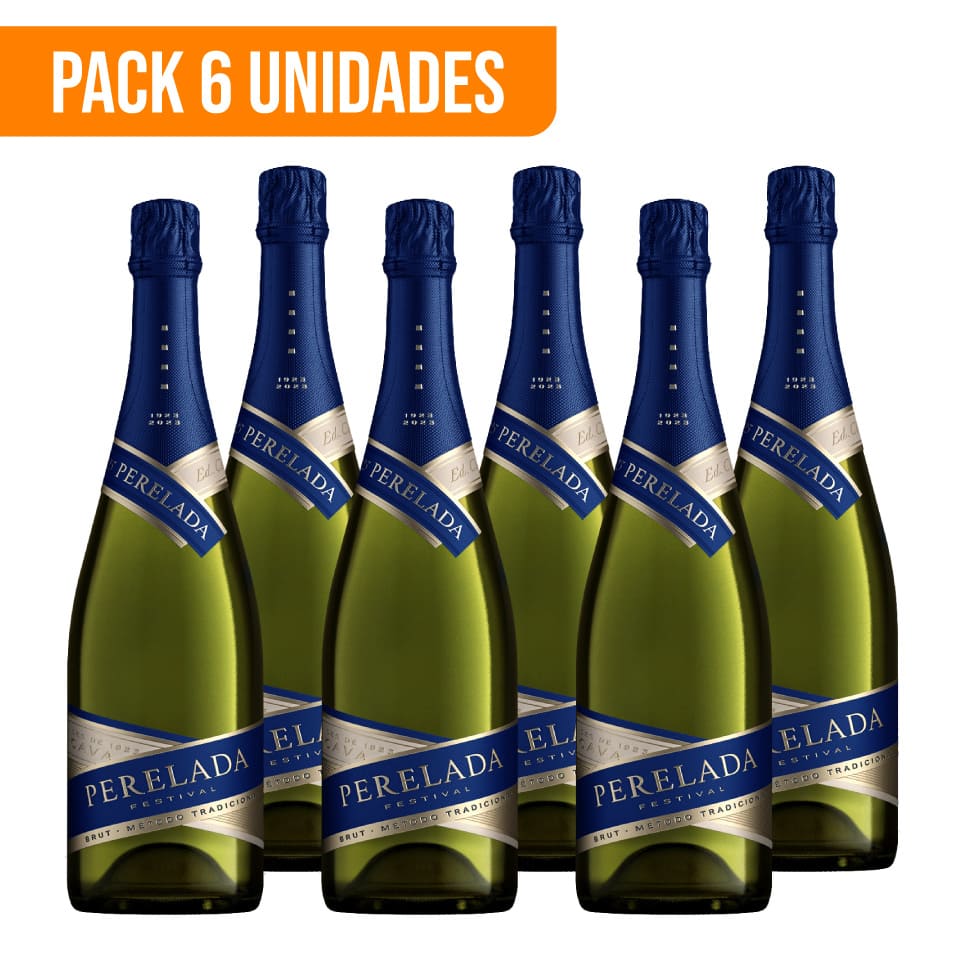 Cava Perelada Festival Edición Centenario 750 ml – Pack 6 unidades