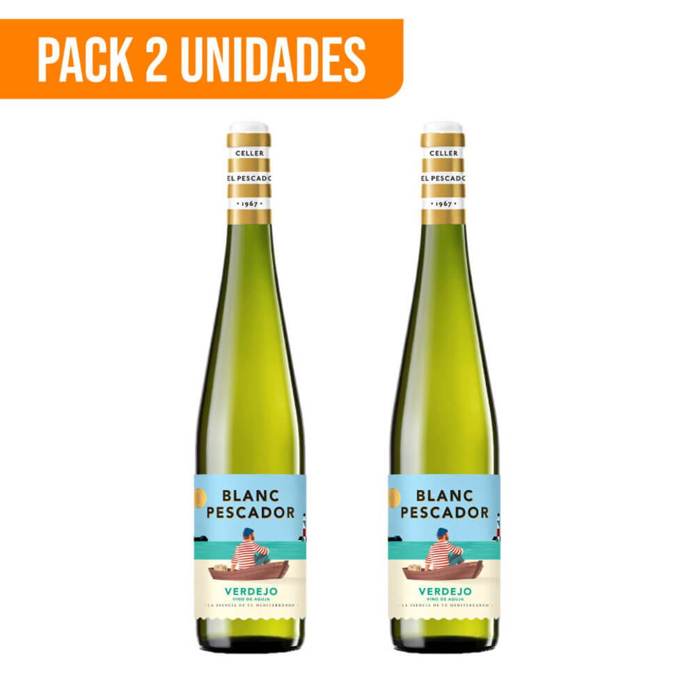 Vino de Aguja Blanc Pescador Verdejo 750 ml – Pack 2
