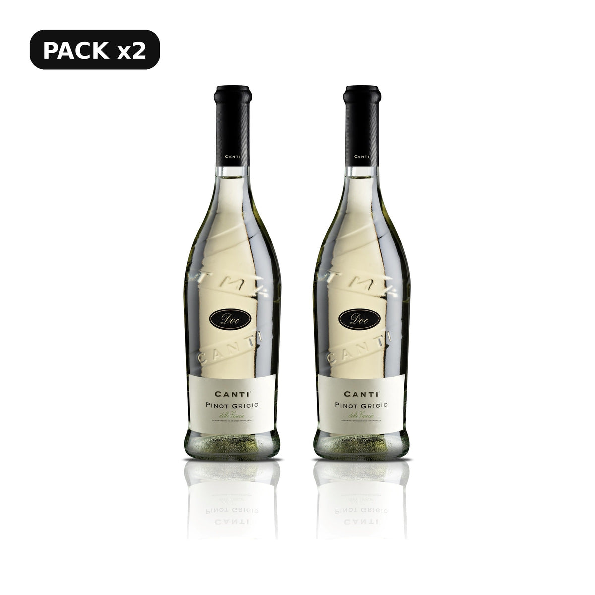 Vino blanco Canti Pinot Grigio 750 ml – Pack 2 unidades