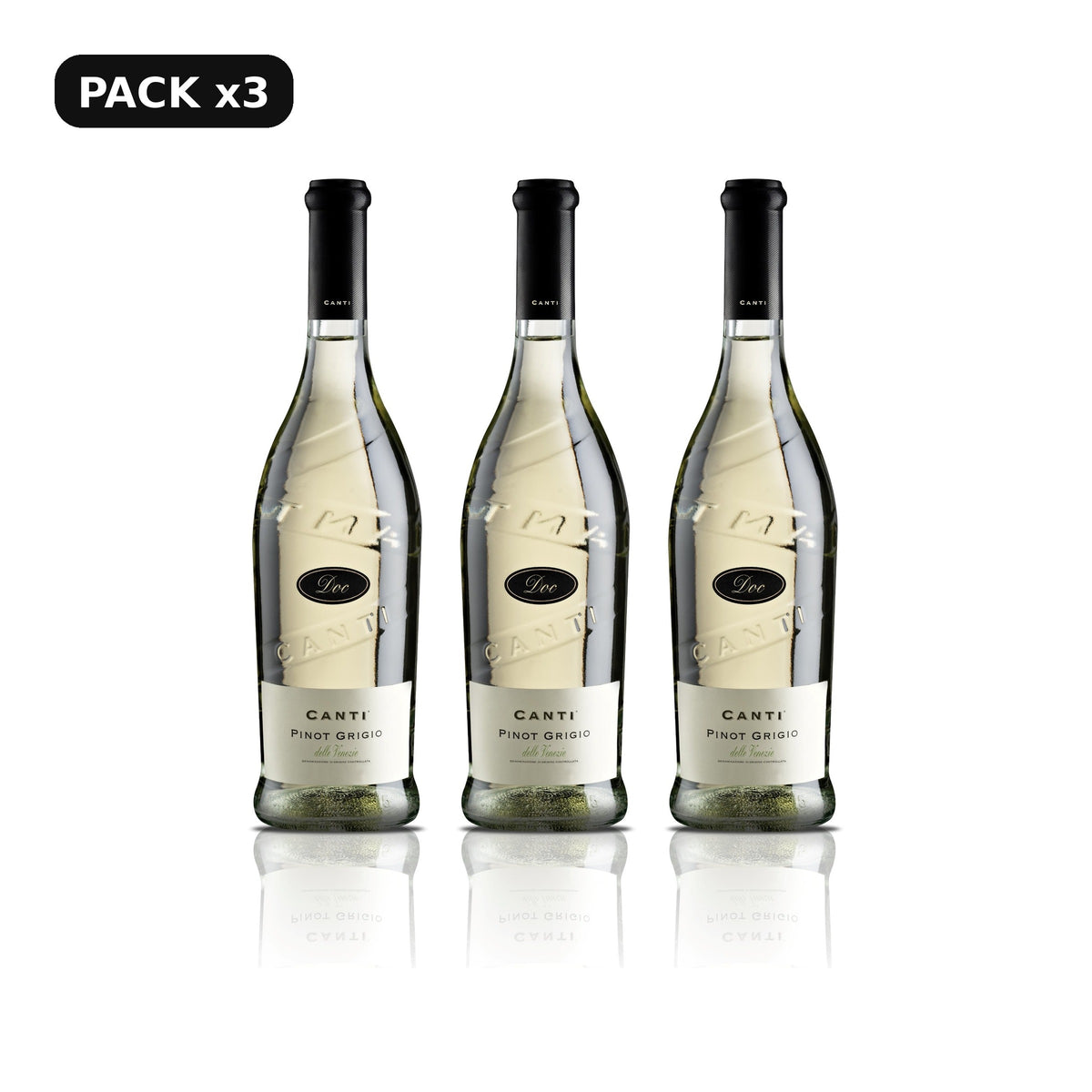 Vino blanco Canti Pinot Grigio 750 ml – Pack 3 unidades
