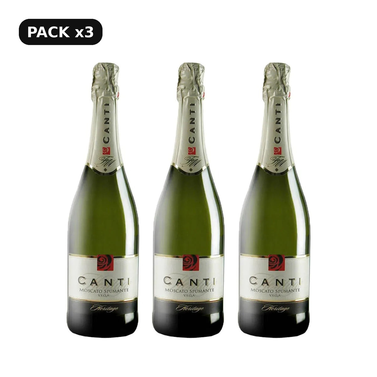 Espumante Canti Moscato Dolce 750 ml – Pack x3